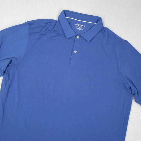 Peter Millar Other - Peter Millar Seaside Mens XXL Blue Short Sleeve Polo Shirt MF21K01S
